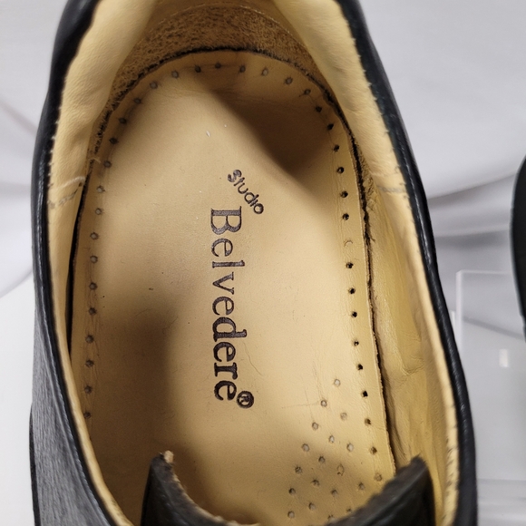 Studio Belvedere Bay Bridge Black Leather Men\'s Shoes main image 1